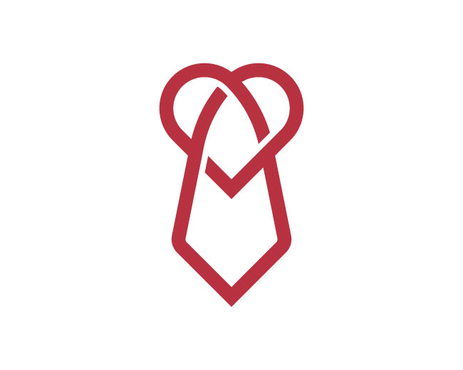 minimalist tie care logo