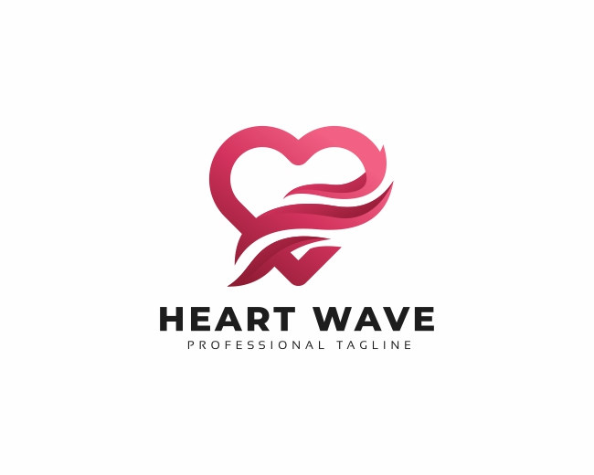 Heart Wave Logo