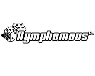 Nymphomous Clothing Dice Logo