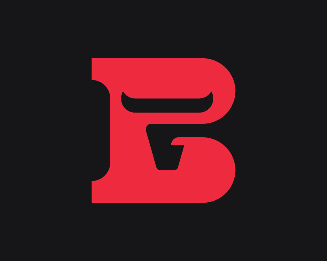 Bull Letter B Logo