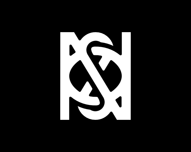 Letter NO Initial ON Infinity Line Monogram Logo