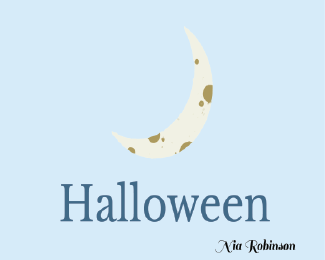 Halloween Moon Logos