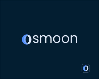 Osmoon Logo Design - Letter O - moon - Ocean