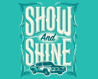 Show and Shine car show logo