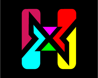 Modern color full H logo Illustration