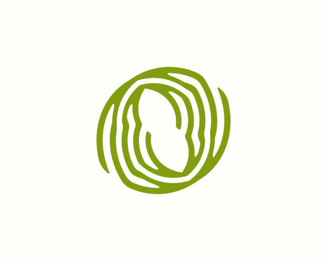 Letter N Organic swirl Logo