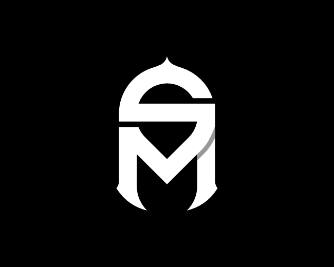 SM Or MS Letter Logo