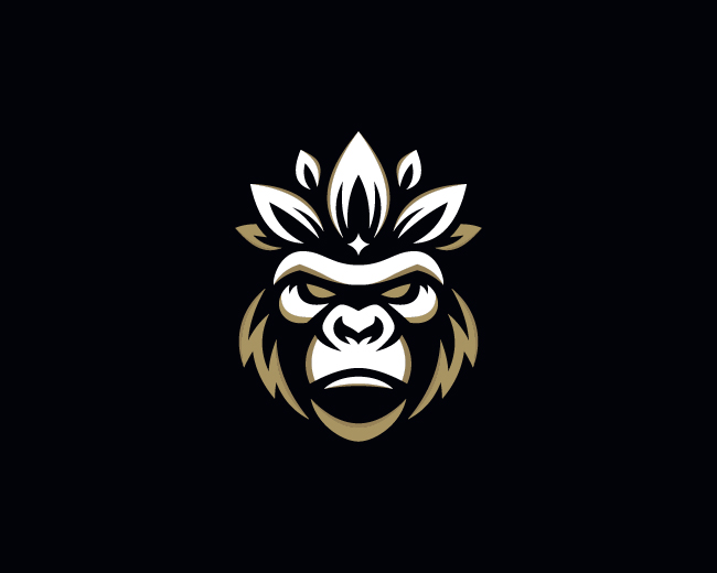 Lotus Crown Gorilla Logo
