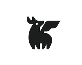 Flying deer logo