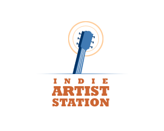 Indie Artist Station Logo by DesignInsomnia.com